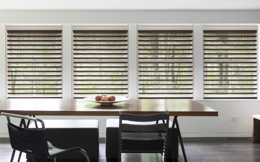 Shutters in a kitchen in Indianapolis