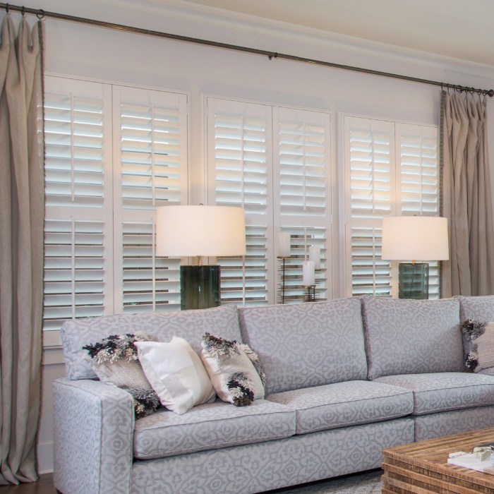 Interior Shutters in Living Room