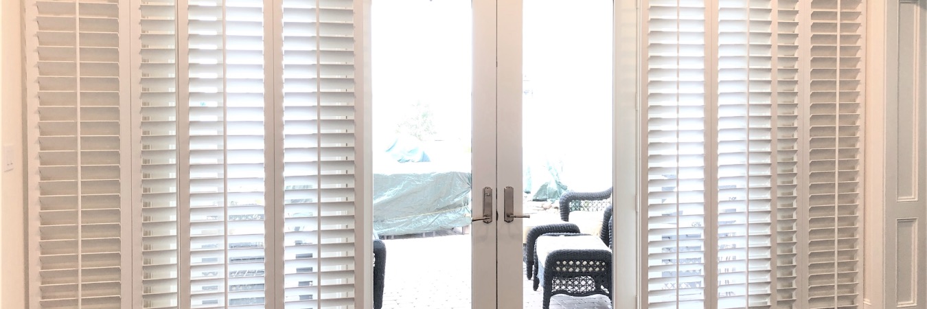 Sliding door shutters in Indianapolis