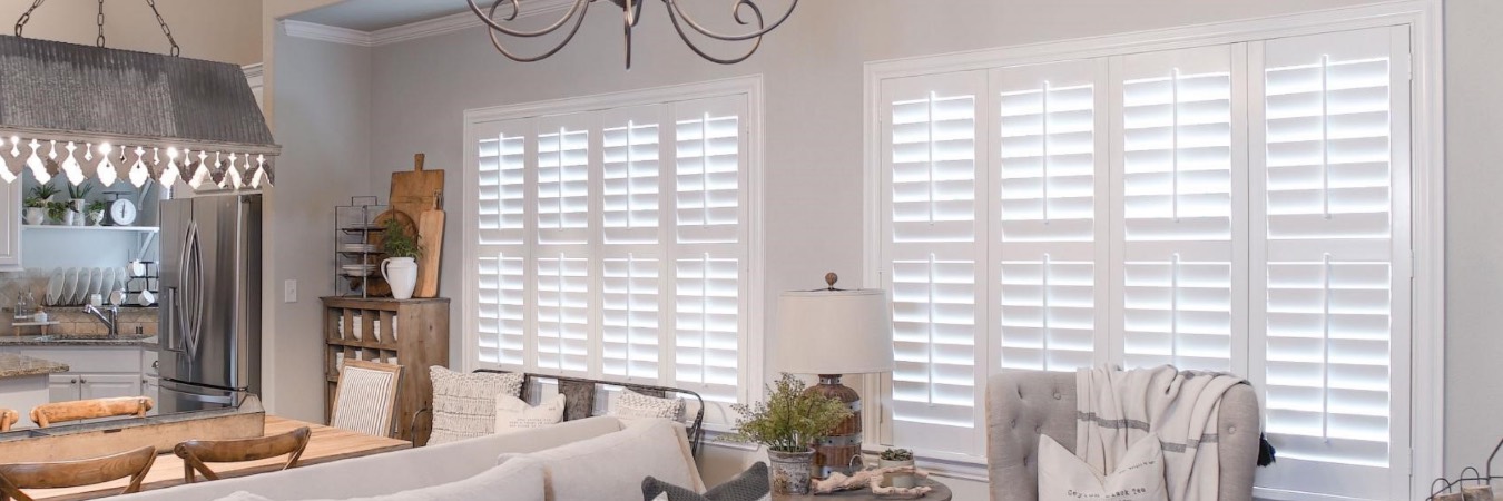 Interior shutters in Indianapolis kitchen