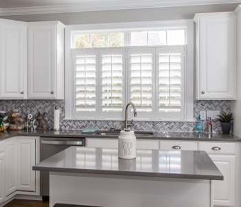 Stylish Design Shutters in Indianapolis kitchen