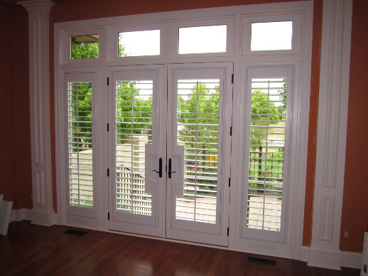 Entryway Sidelight Shutters Sunburst Indianapolis Indianapolis Patio Door With Sidelight Shutters