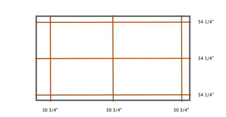 Indianapolis interior shutter measurement diagram